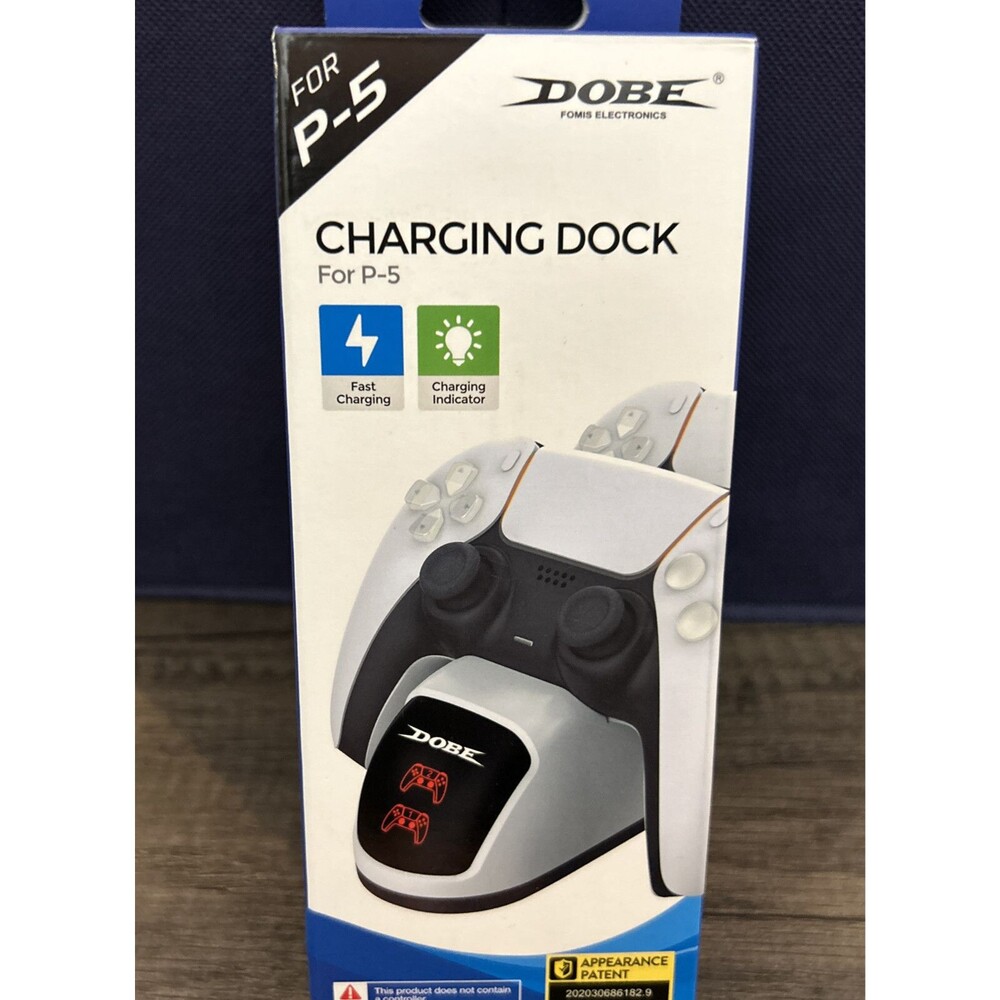 Dobe Dual Controller Charging Dock For PS5 Controller - NEW